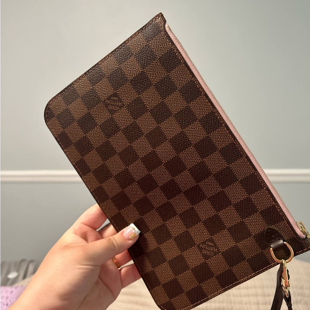 Louis Vuitton Brown Damier Clutch